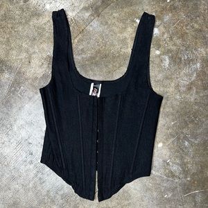Black Corset - Size S - Going out top - Corset top